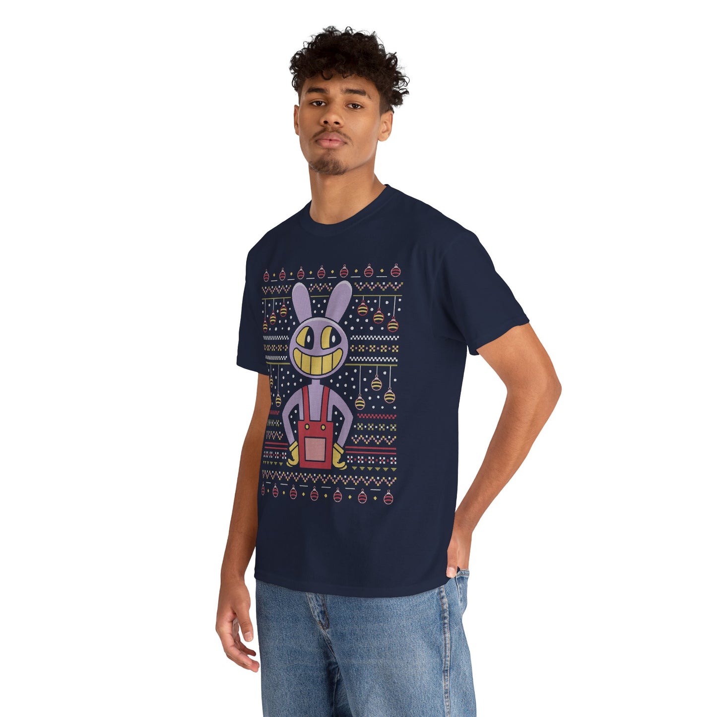 Jax Purple Rabbit Ugly Sweater Unisex T-Shirt