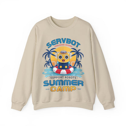 Servbot Summer Camp Vintage Crewneck Sweatshirt