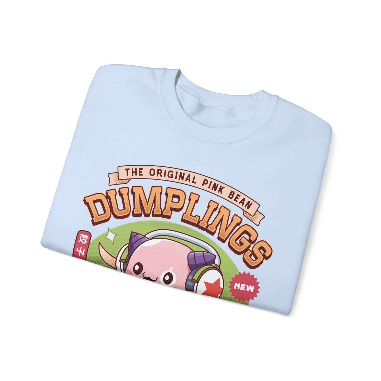 Pink Bean Dumplings Vintage Crewneck Sweatshirt