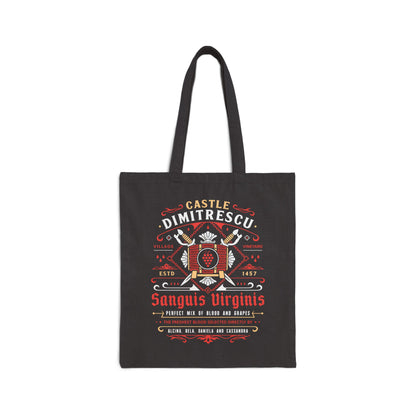 Castle Dimitrescu Vineyard Crest Tote Bag