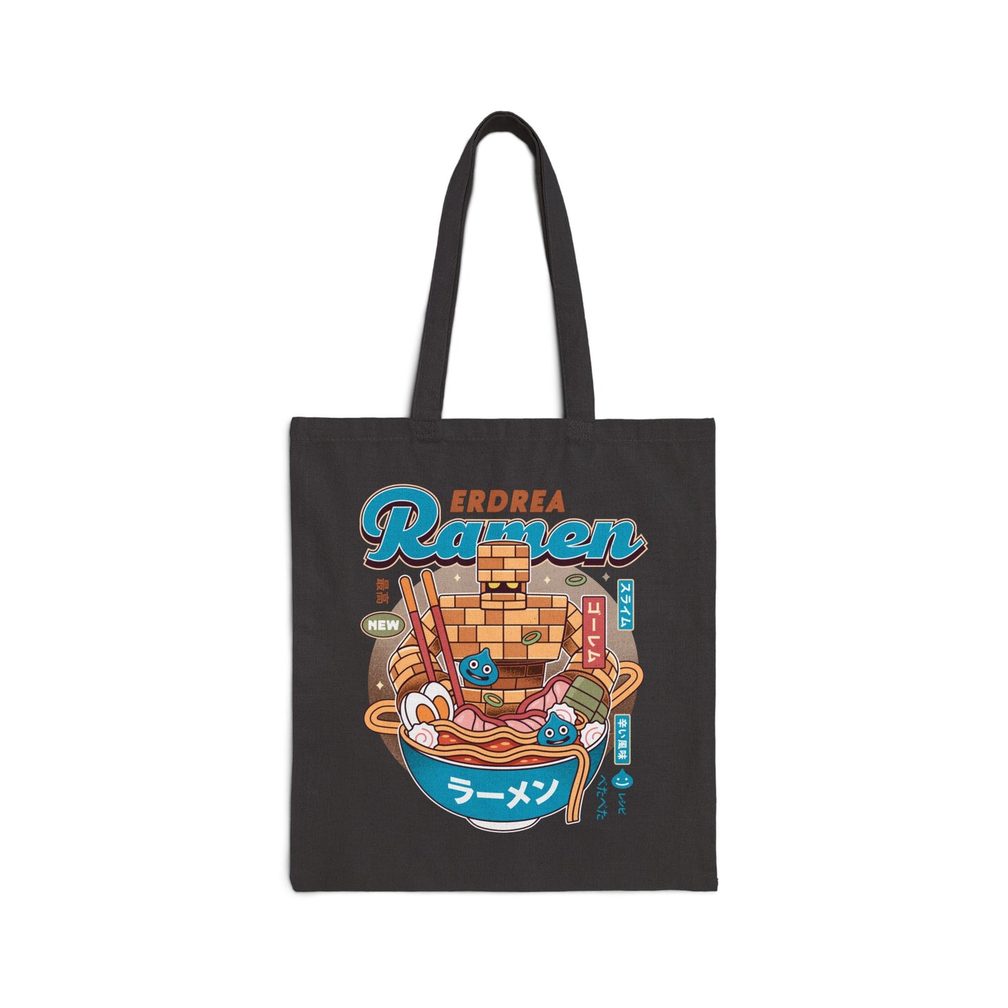 Erdrea Monsters Ramen Vintage Tote Bag