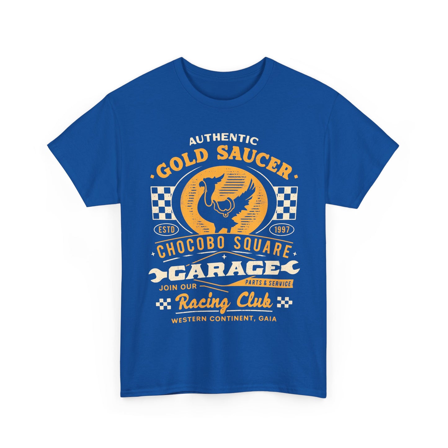 Gold Saucer Garage Vintage Unisex T-Shirt