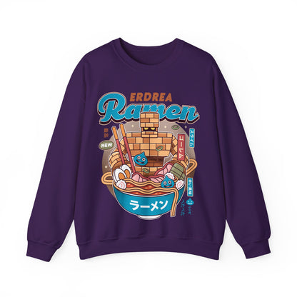 Erdrea Monsters Ramen Vintage Crewneck Sweatshirt