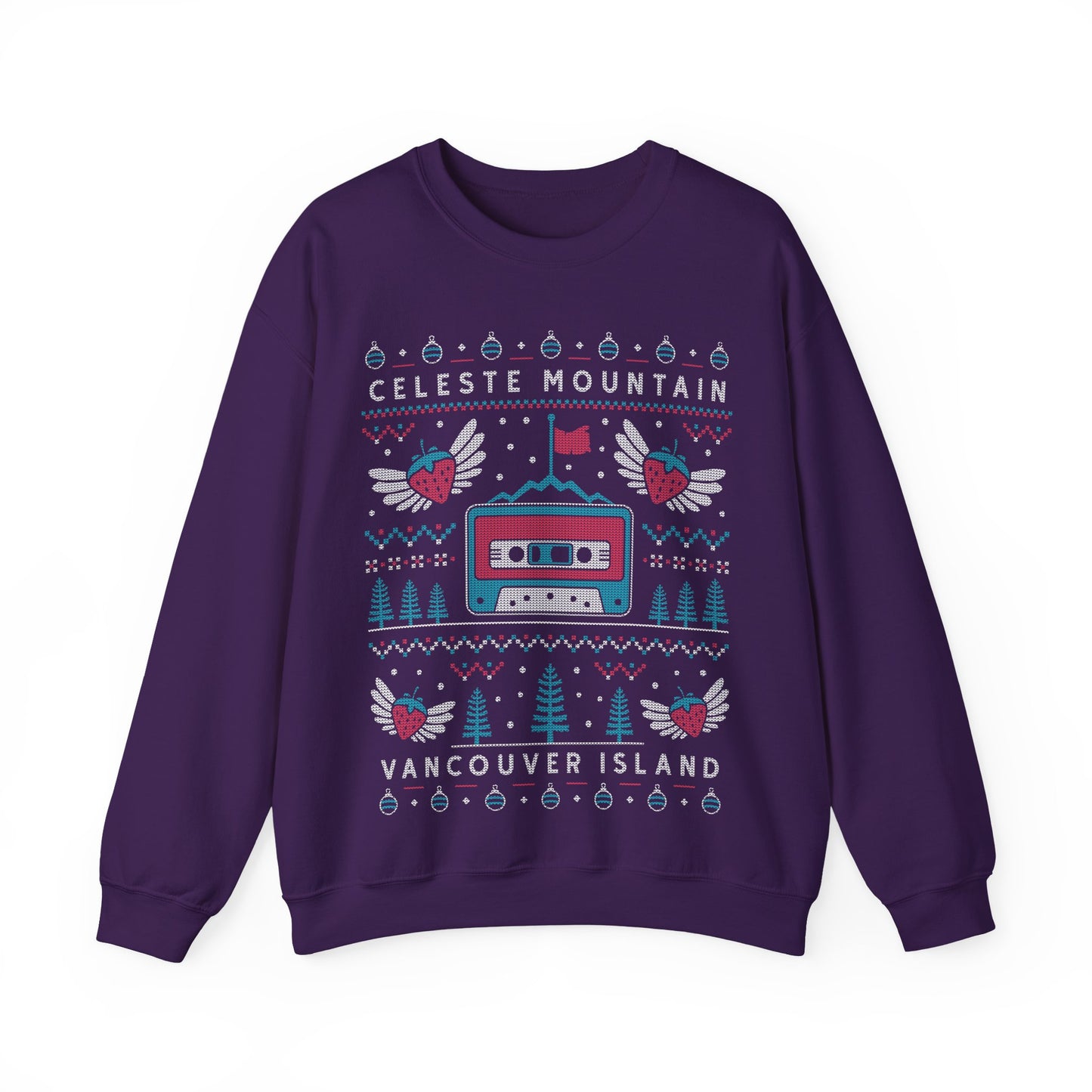 Celeste Mountain Ugly Sweater Unisex Crewneck Sweatshirt