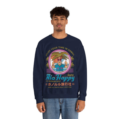 Alo Happy Tours Vintage Unisex Crewneck Sweatshirt