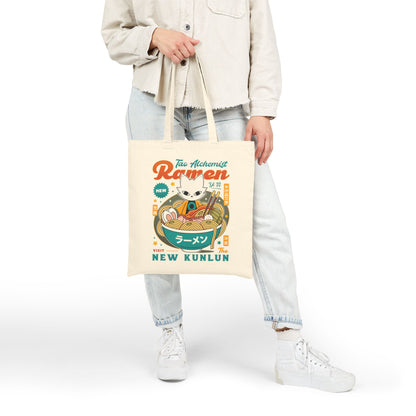 The Mysterious Alchemist Ramen Cotton Canvas Tote Bag