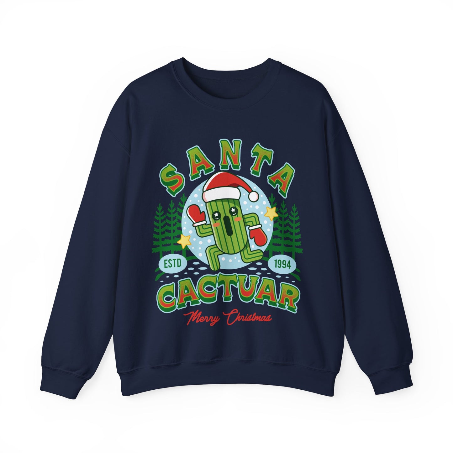 Santa Cactuar Unisex Crewneck Sweatshirt