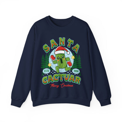 Santa Cactuar Unisex Crewneck Sweatshirt