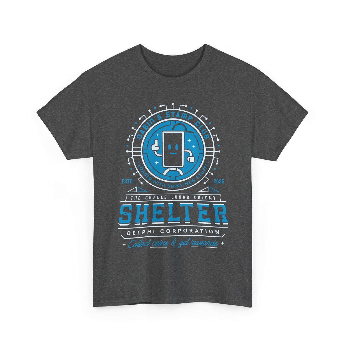 Cabin Coins Stamp Club Emblem Unisex T-Shirt