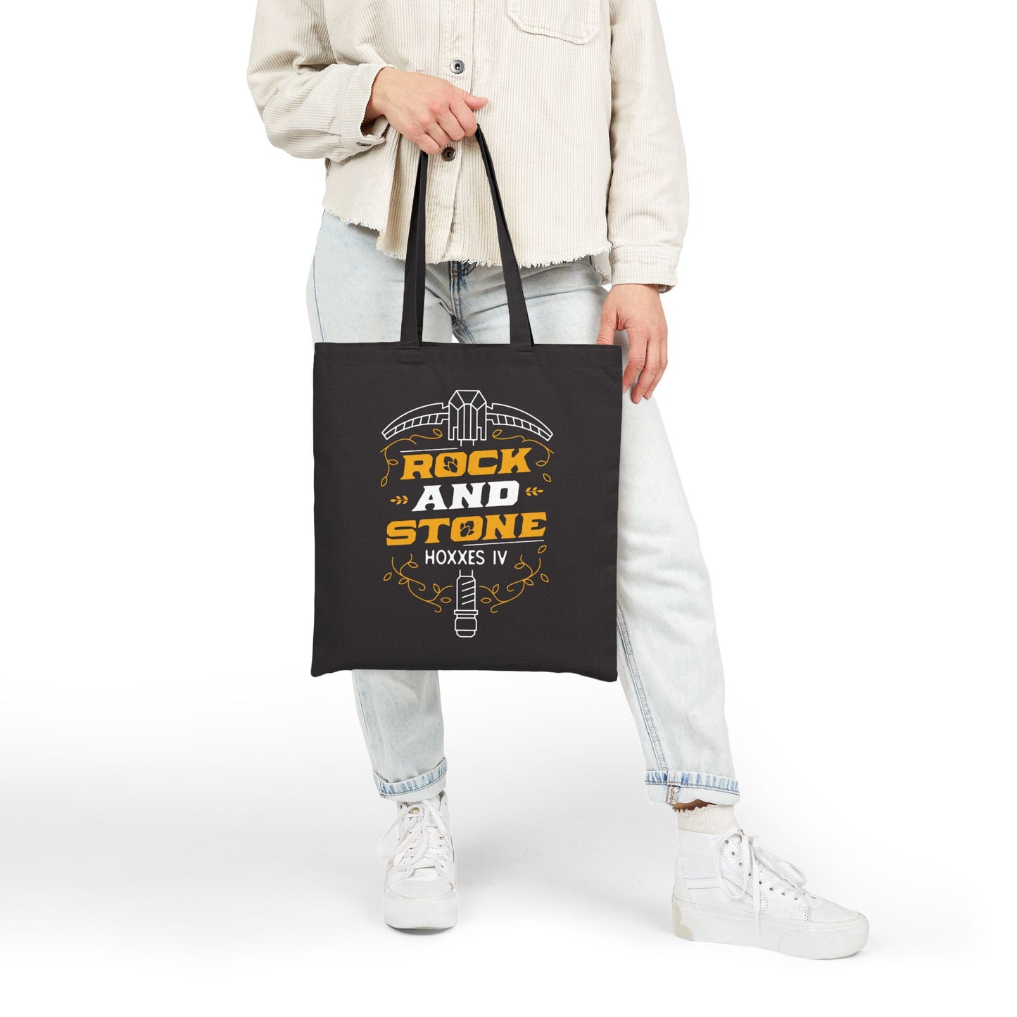 Hoxxes IV Emblem Cotton Canvas Tote Bag
