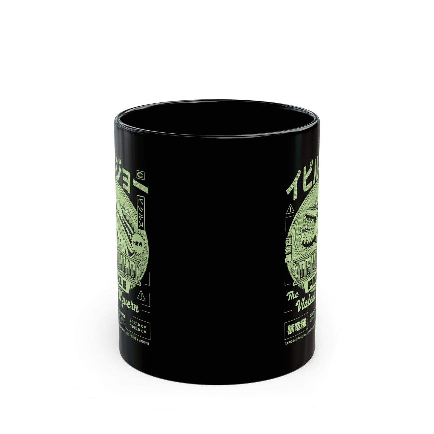 Deviljho Pickle Grunge Black Mug