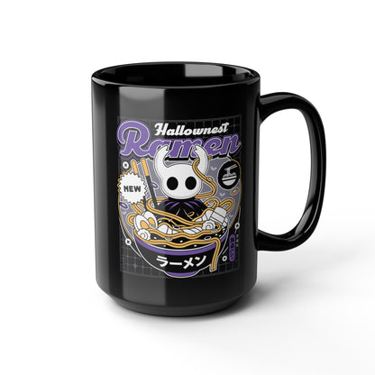 Hallownest Ramen Aesthetic Black Mug