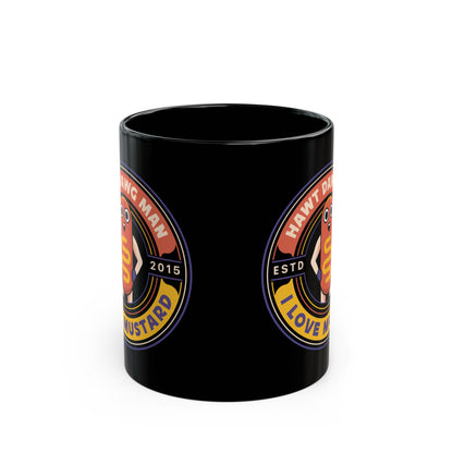 Hawt Dawg Man Emblem Black Mug