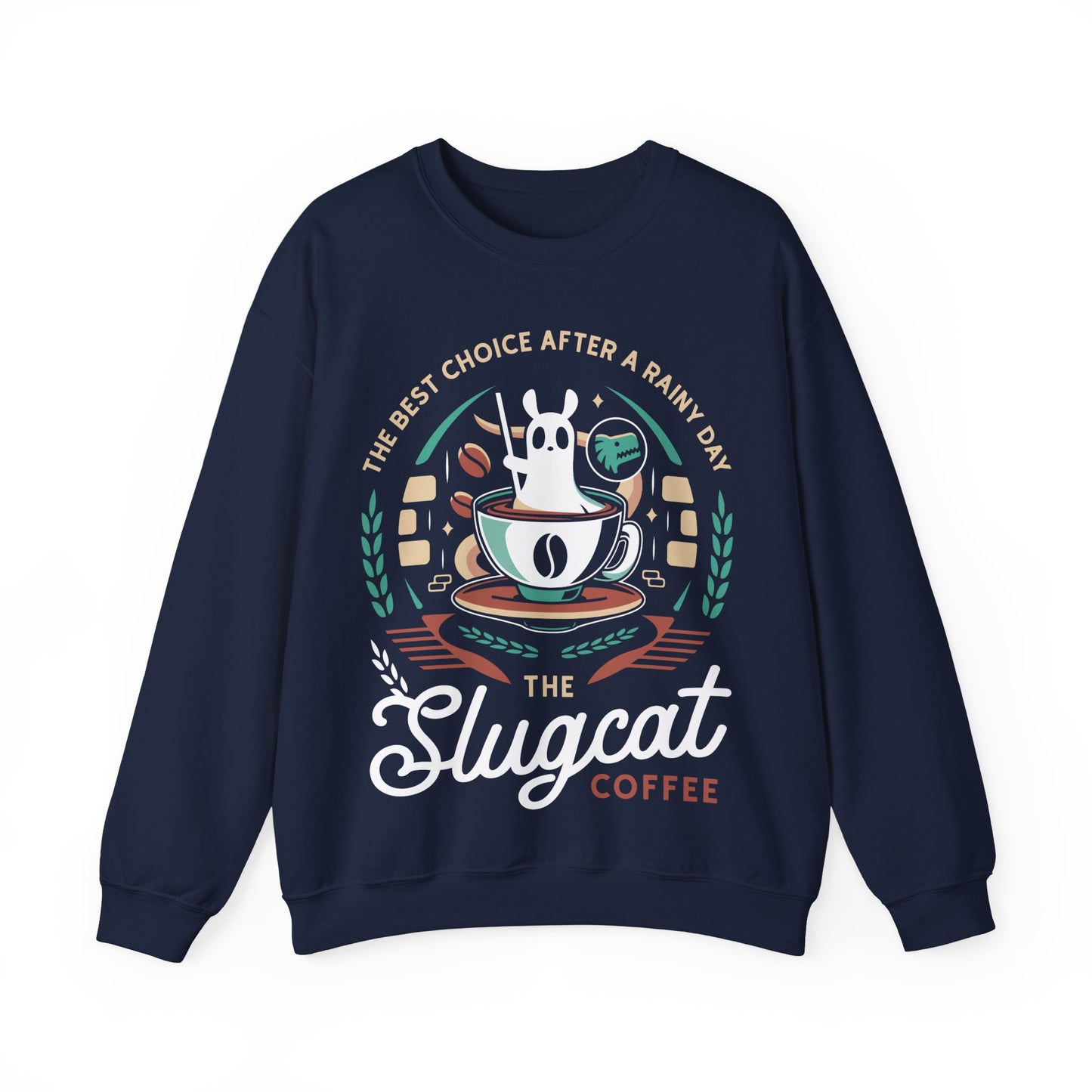 Slugcat Coffee Emblem Unisex Crewneck Sweatshirt