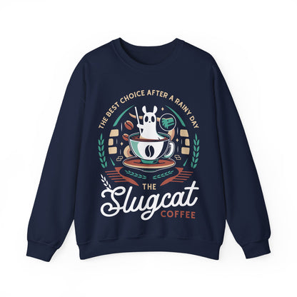 Slugcat Coffee Emblem Unisex Crewneck Sweatshirt