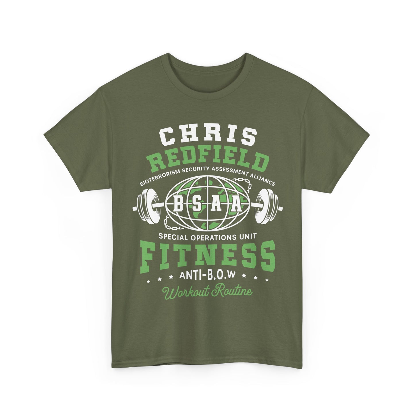 Bsaa Redfield Fitness Emblem Unisex T-Shirt