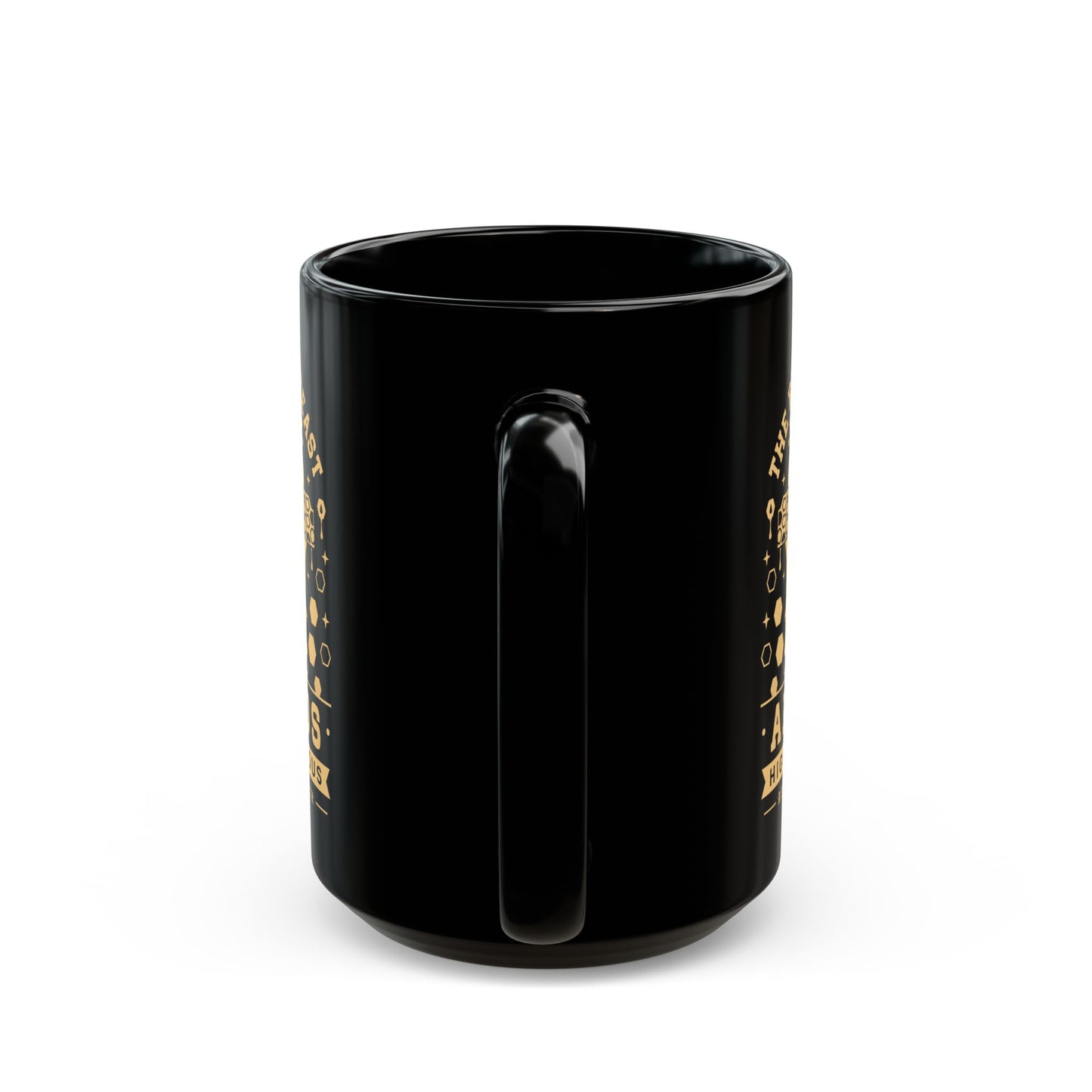 Arzuros Honey Vintage Crest Black Mug