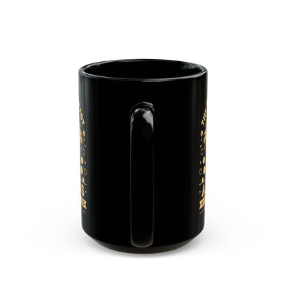 Arzuros Honey Vintage Crest Black Mug