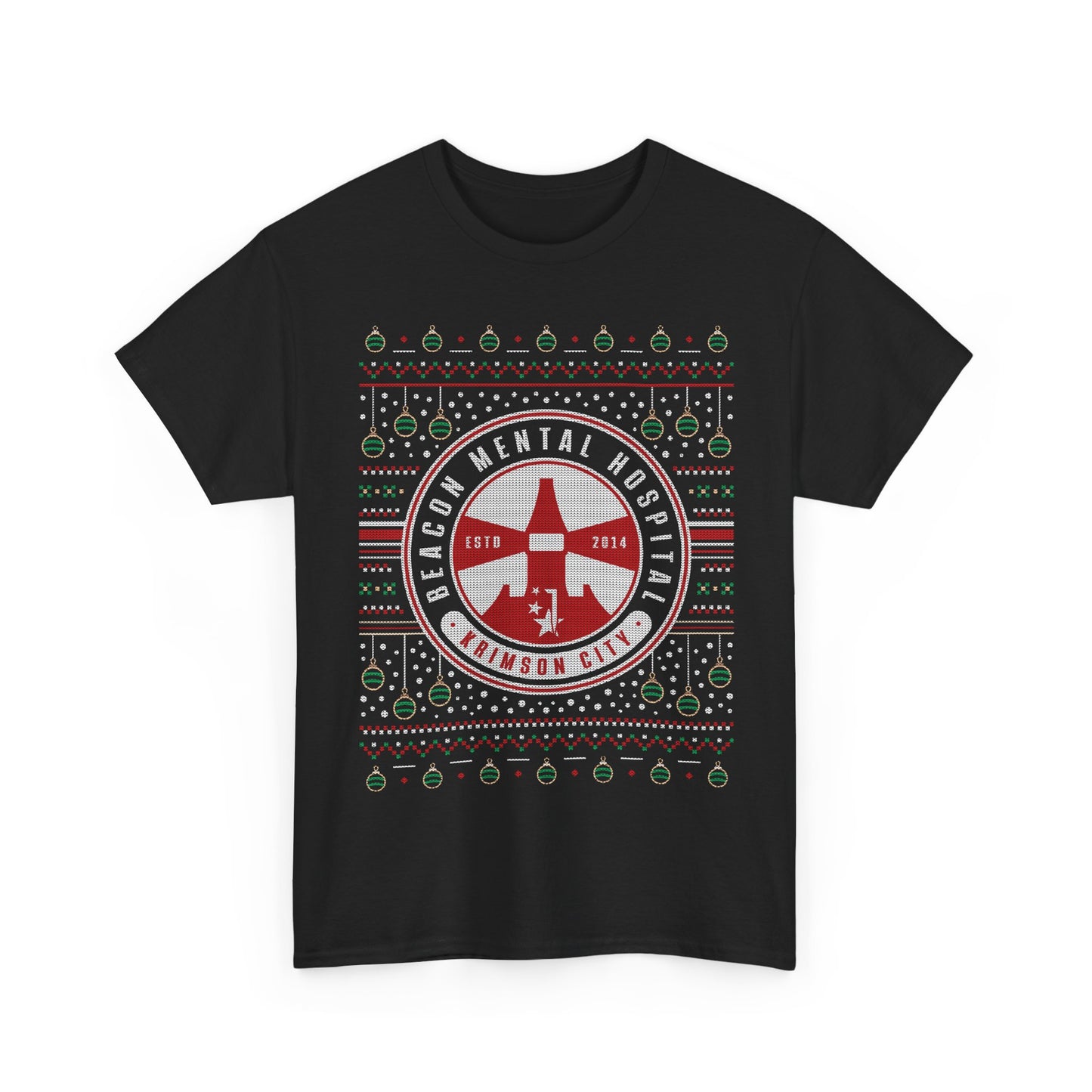 Beacon Mental Hospital Ugly Sweater Unisex T-Shirt