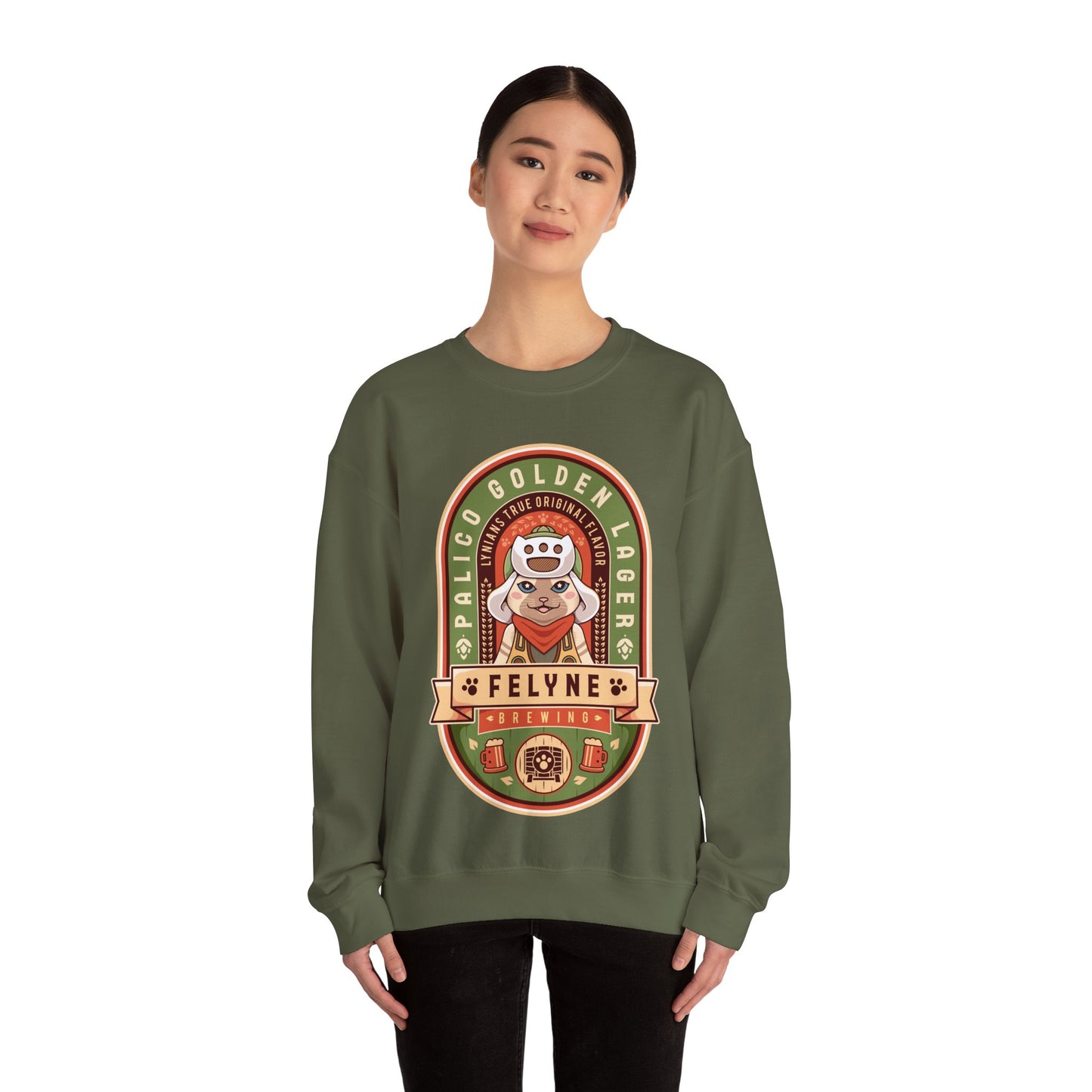 Palico Golden Lager Unisex Crewneck Sweatshirt