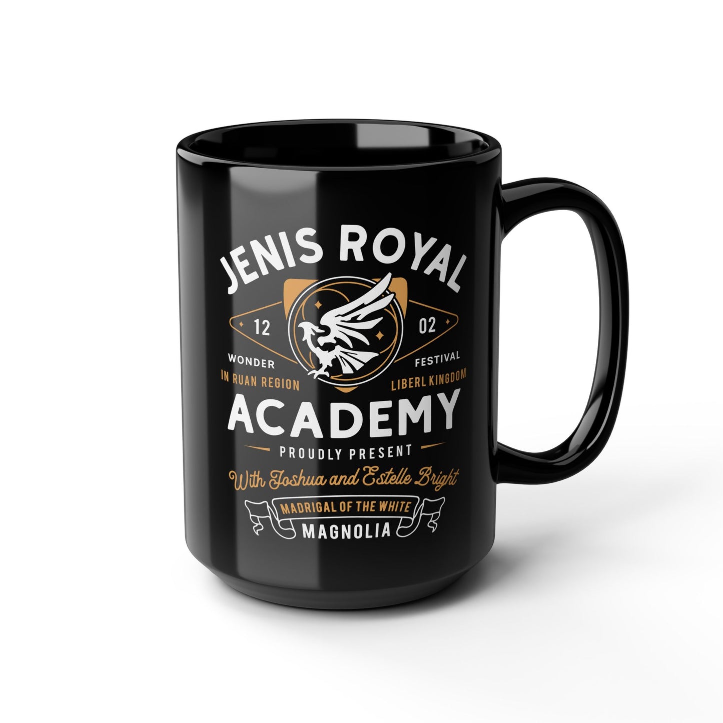 Jenis Royal Academy Emblem Black Mug