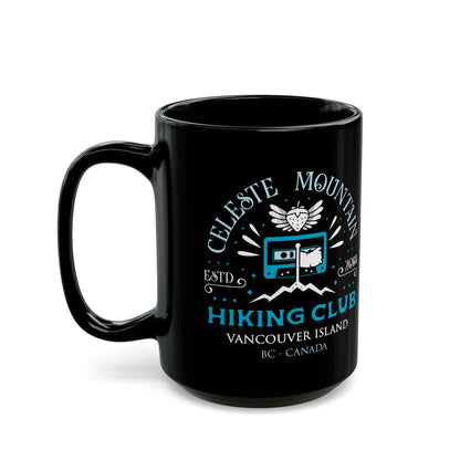 Celeste Mountain Hiking Club Black Mug