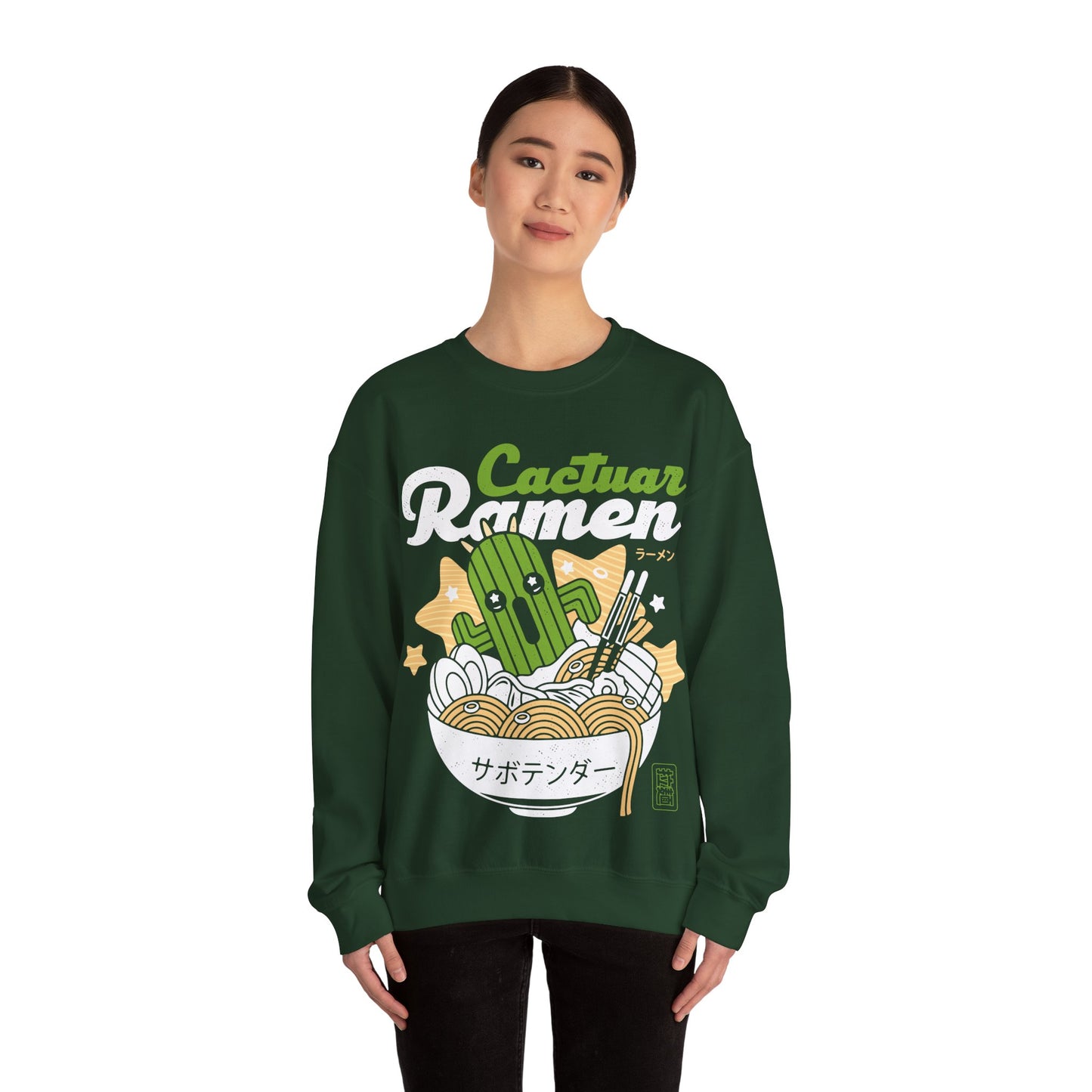 Cactuar Ramen Aesthetic Unisex Crewneck Sweatshirt