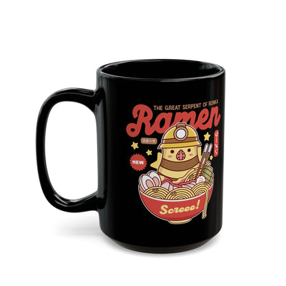 Serpent Of Ronka Ramen Black Mug
