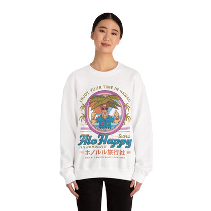 Alo Happy Tours Vintage Unisex Crewneck Sweatshirt