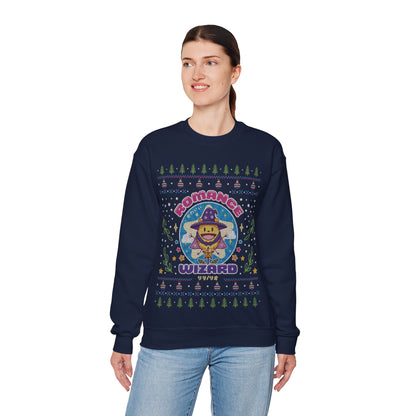 Romance Wizard Ugly Sweater Unisex Crewneck Sweatshirt
