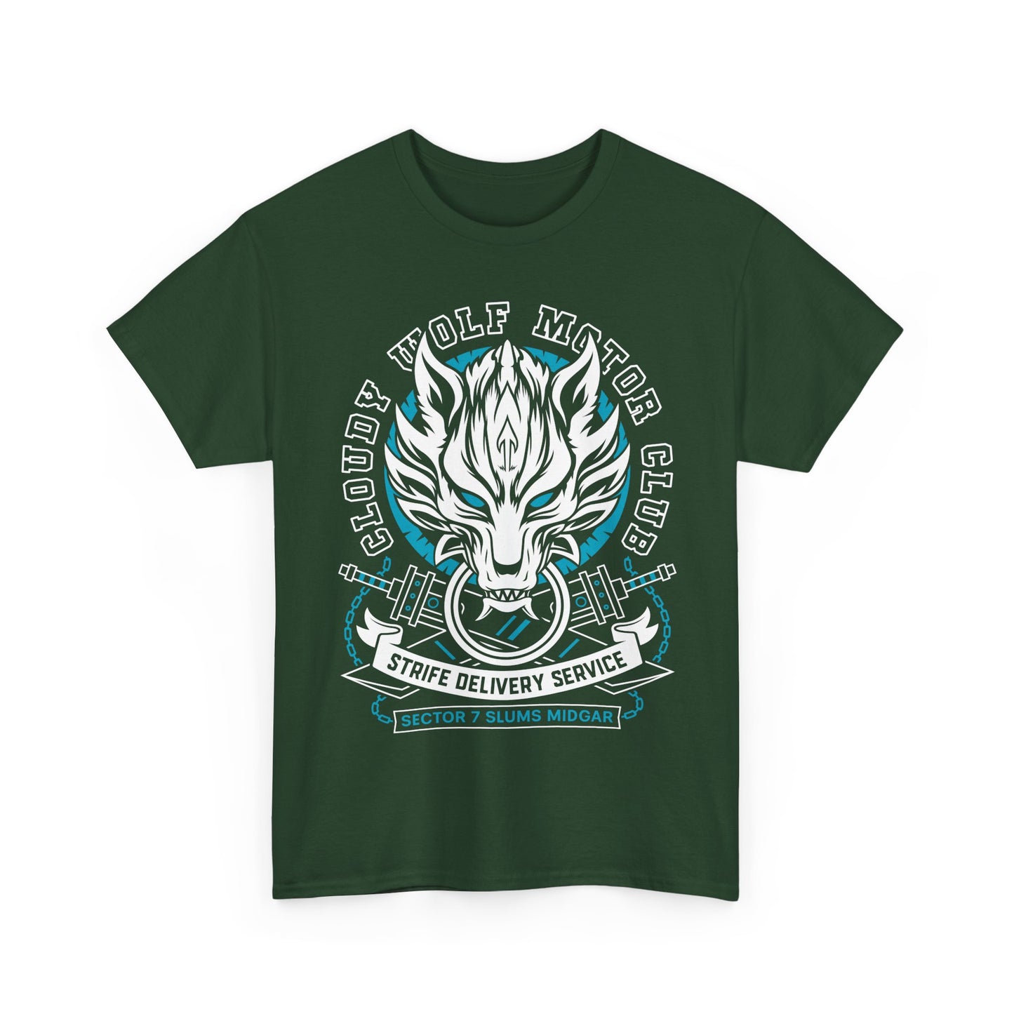 Cloudy Wolf Midgar Motor Unisex T-Shirt