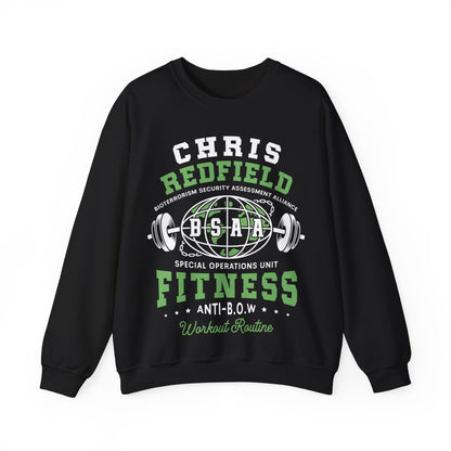 Bsaa Redfield Fitness Emblem Crewneck Sweatshirt