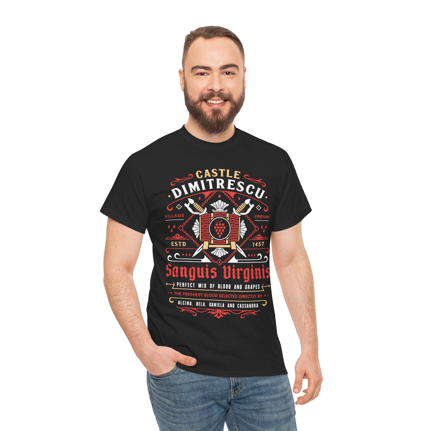 Castle Dimitrescu Vineyard Crest Unisex T-Shirt
