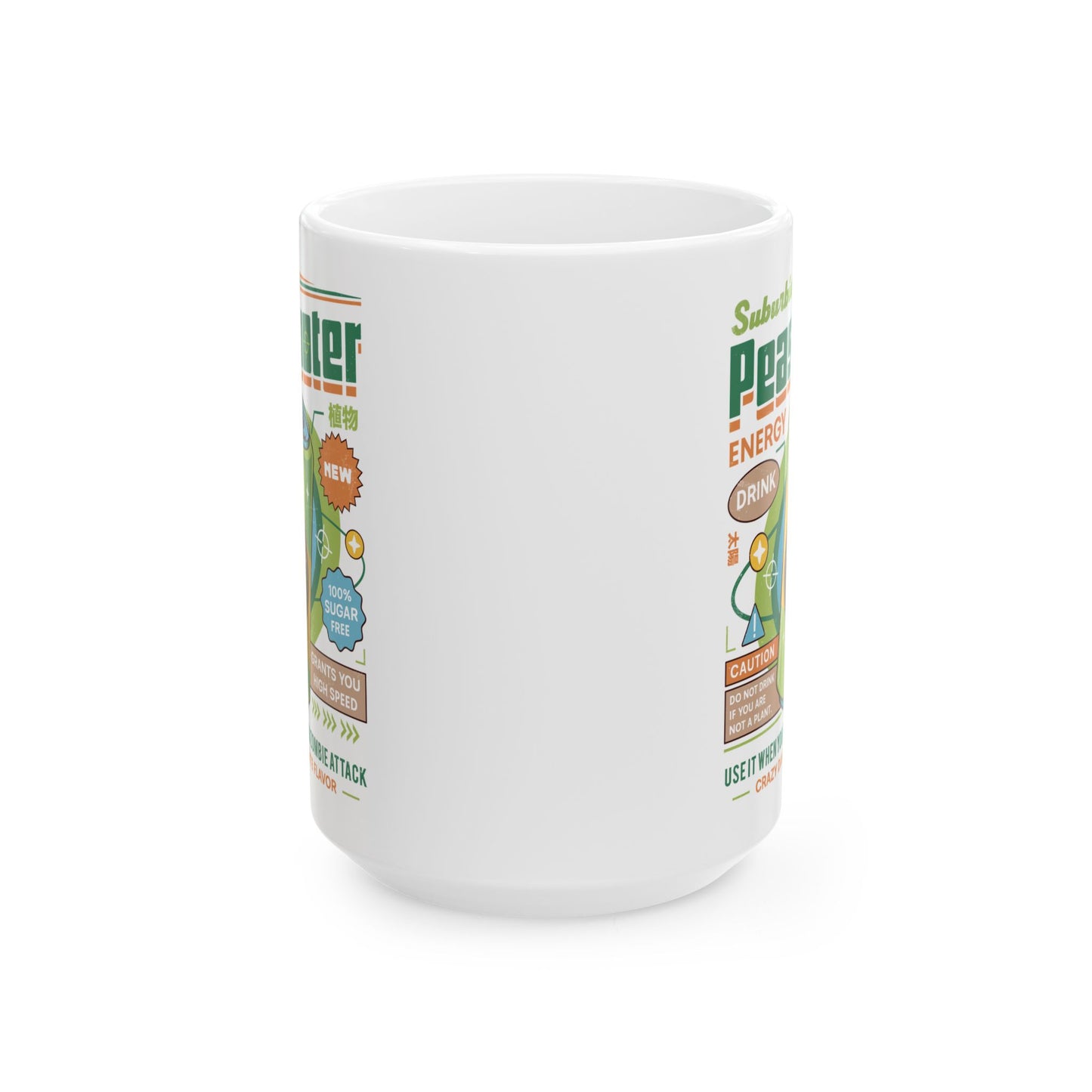 Peashooter Energy Drink Ceramic Mug