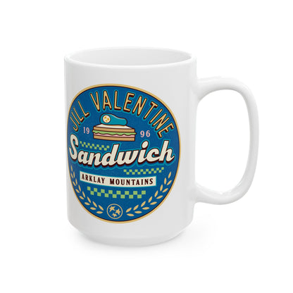 Jill Valentine Sandwich Ceramic Mug
