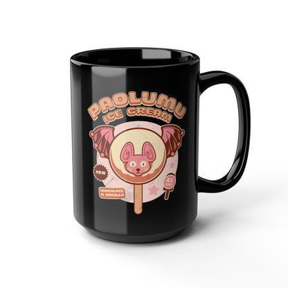Paolumu Ice Cream Black Mug