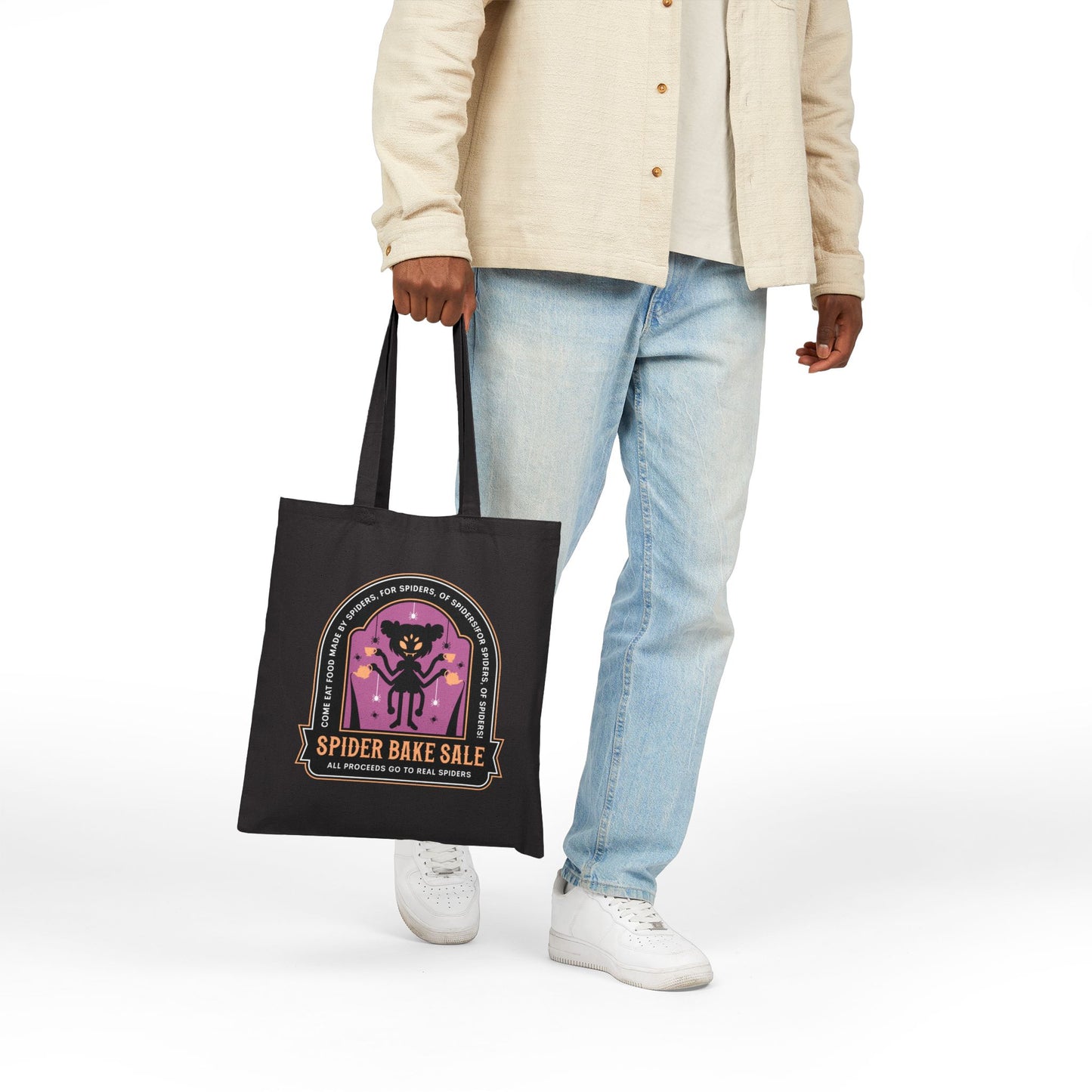 Spider Bake Sale Emblem Tote Bag