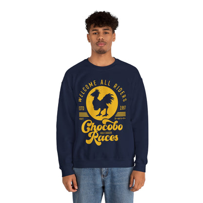 Chocobo Races Crest Unisex Crewneck Sweatshirt