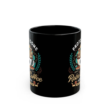 Proto Dome Robo Coffee Crest Black Mug