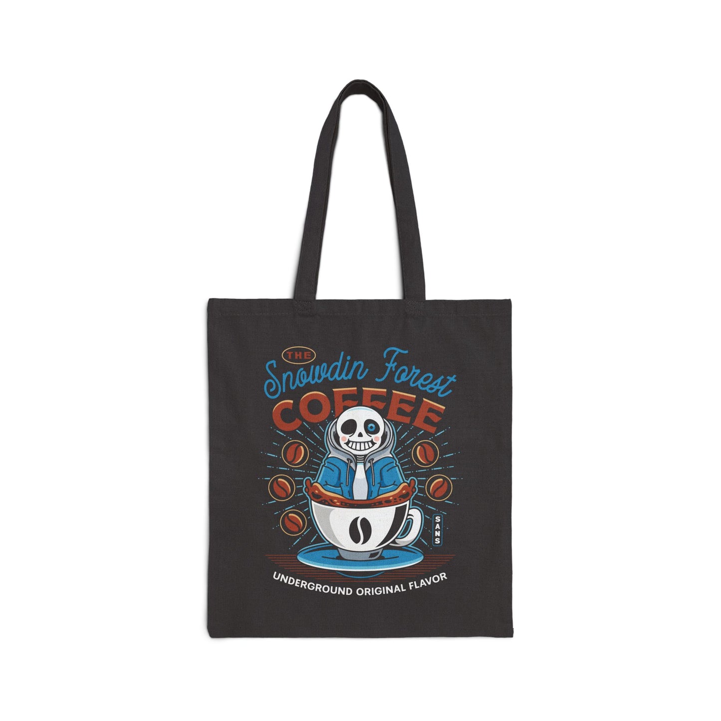 Snowdin Forest Coffee Emblem Tote Bag