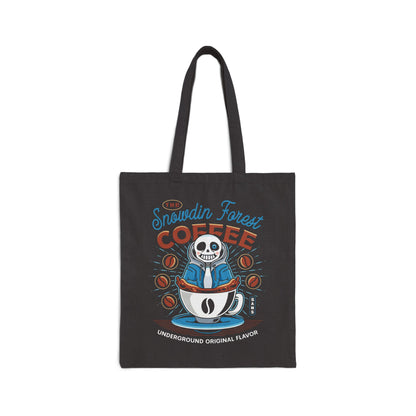 Snowdin Forest Coffee Emblem Tote Bag