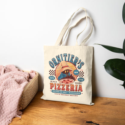 Ornitier Pizzeria Vintage Cotton Canvas Tote Bag