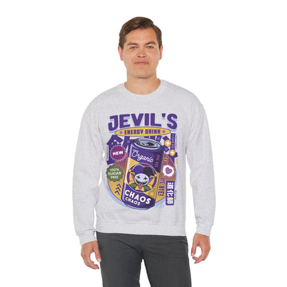 Jevil Energy Drink Unisex Crewneck Sweatshirt