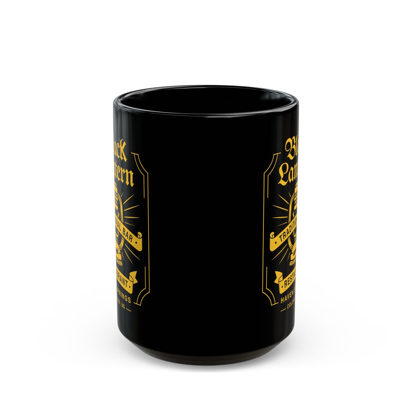 The Black Lantern Emblem Black Mug