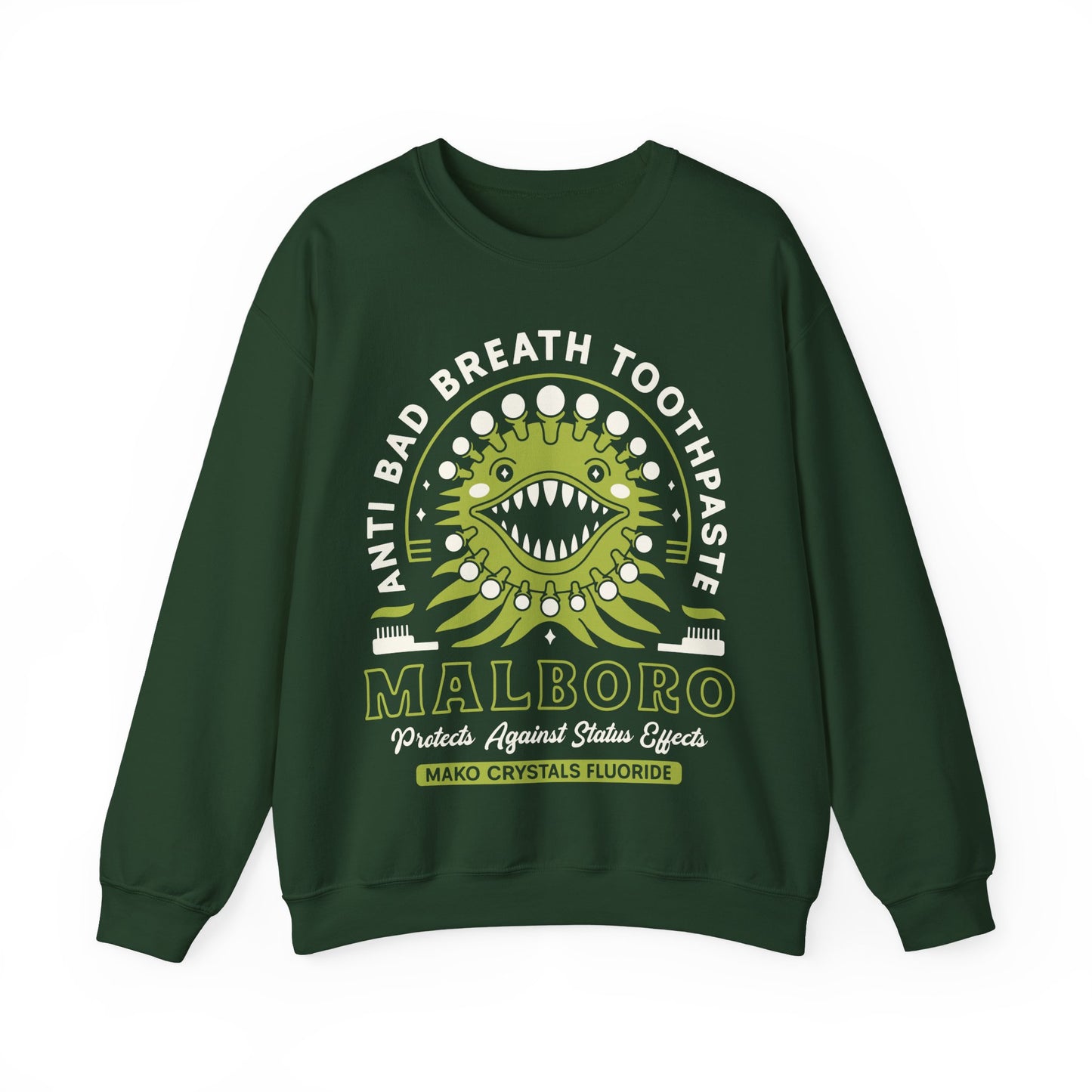Malboro Toothpaste Emblem Unisex Crewneck Sweatshirt