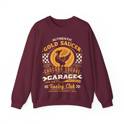 Gold Saucer Garage Vintage Crewneck Sweatshirt