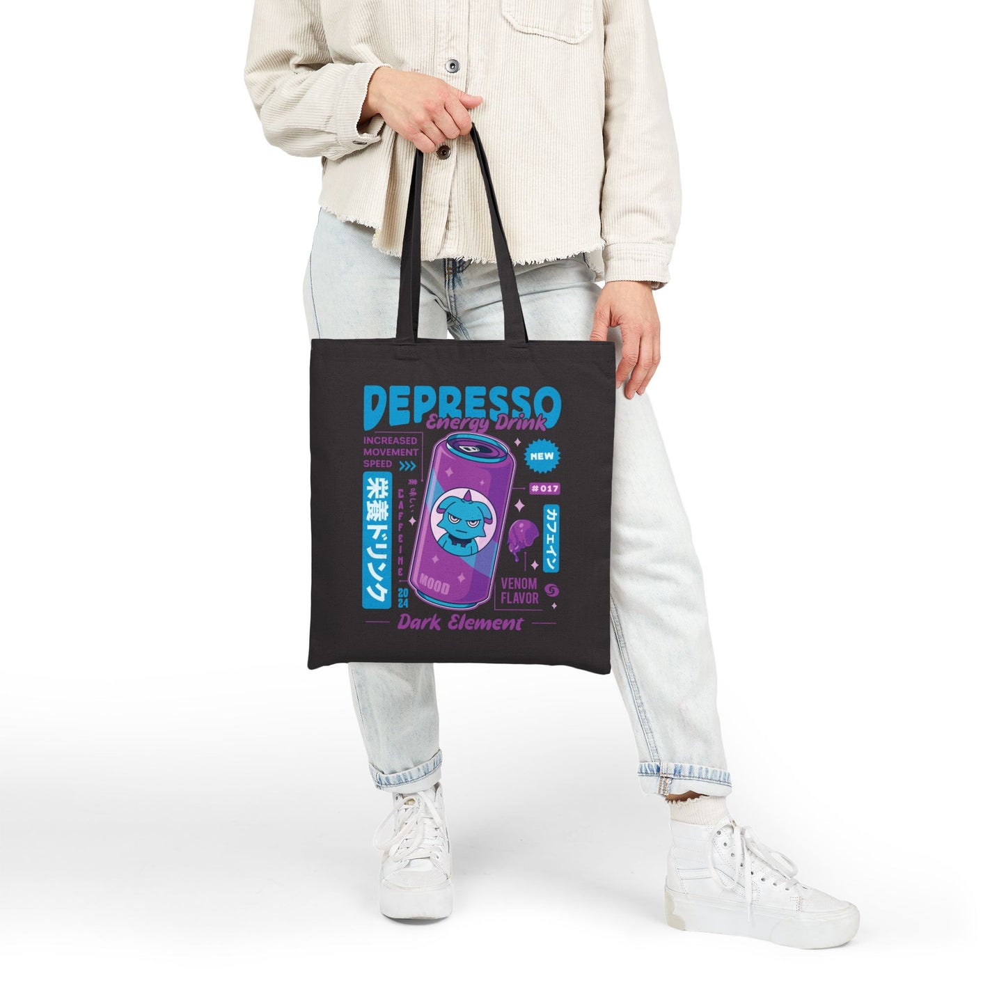 Depresso Energy Drink Canvas Tote Bag