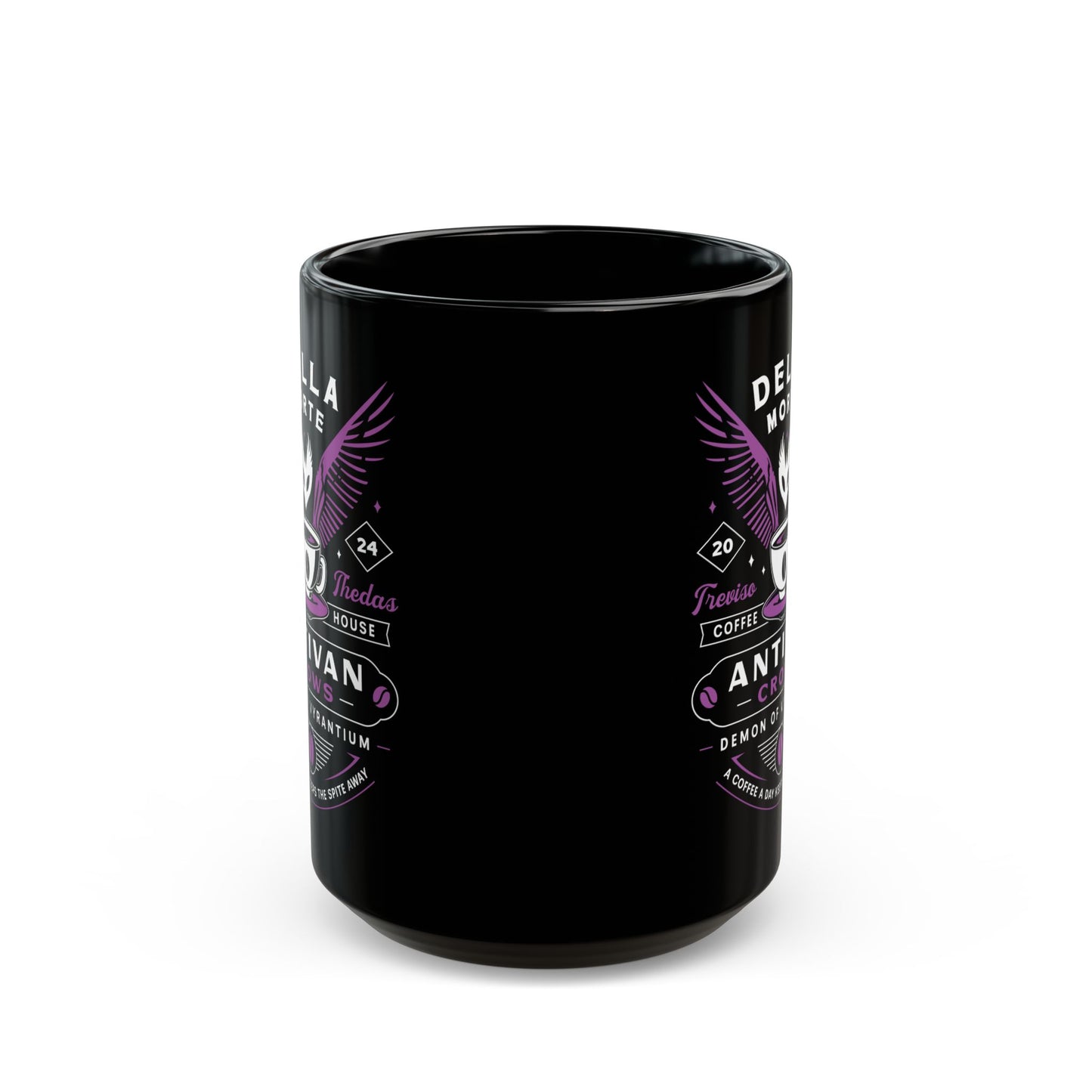 Antivan Crows Coffee Crest Black Mug