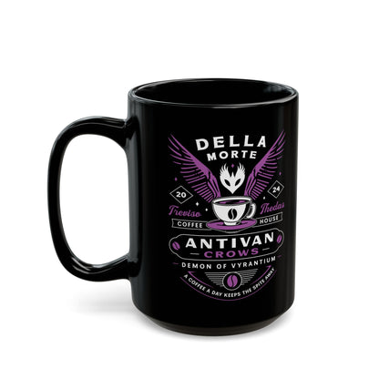 Antivan Crows Coffee Crest Black Mug