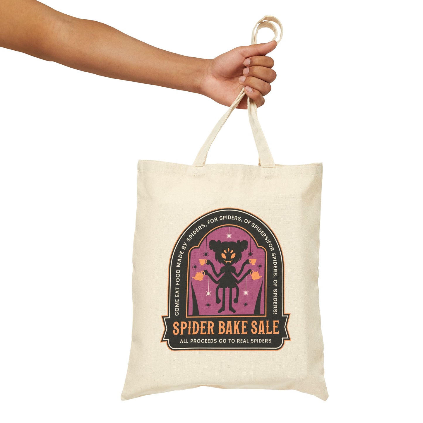 Spider Bake Sale Emblem Tote Bag